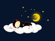 Devil sleeping.