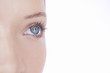 Close-up of a woman's left eye Close-up of a woman's left eye
