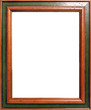 Marco de madera verde