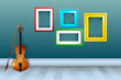 Violin with Empty Frame