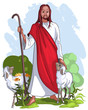 Jesus is a good shepherd
