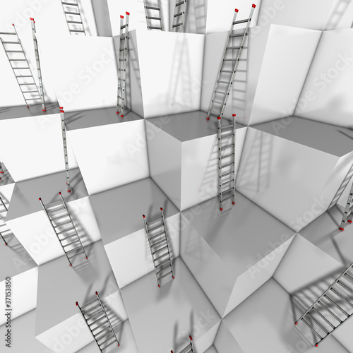 Illustration: ascent descent ascent descent