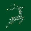 Weihnachtskarte mit Rentier