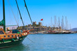 Bodrum castle and sailing boats, Turkey