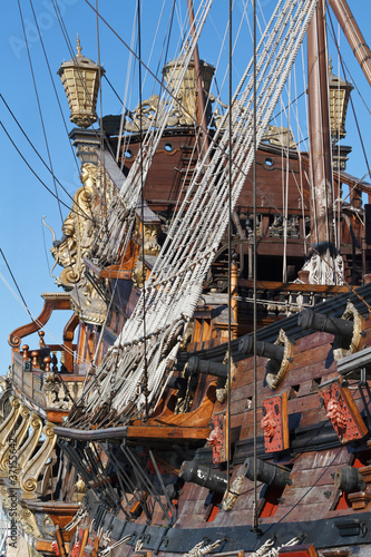 Photo: historical galleon - antico galeone historical galleon - antico galeone