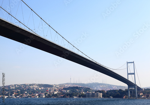 Photo: The First Bosporus Bridge connecting Europe and Asia (Turkey) The First Bosporus Bridge connecting Europe and Asia (Turkey)