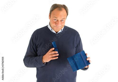 Photo: Mann mit Geschenk Mann mit Geschenk