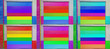 six color metal shutter