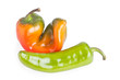 Red and green pepper