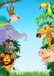 Animal cartoon Animal cartoon