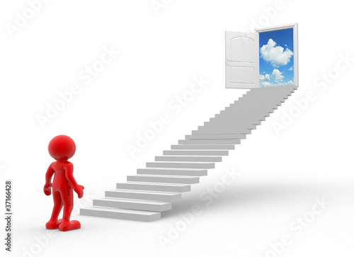 Illustration: Open door Open door