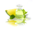 Aromatherapie - duftendes Massageöl mit Limette und Minze