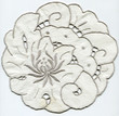 Doily with embroidery Rococo Doily with embroidery Rococo