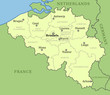 Map of Belgium
