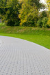 Garden stone path