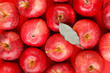 background with fresh red apples background with fresh red apples