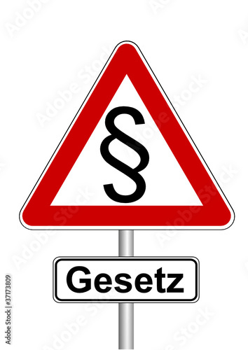 Vektor: Achtung Gesetz Achtung Gesetz