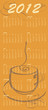 style design Calendar for 2012