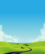 Deep Country Road Landscape