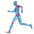 High resolution conceptual 3D human for anatomy High resolution conceptual 3D human for anatomy