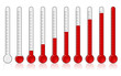 Vektor: Thermometer - Hot Thermometer - Hot