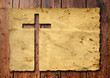 High resolution christian cross banner