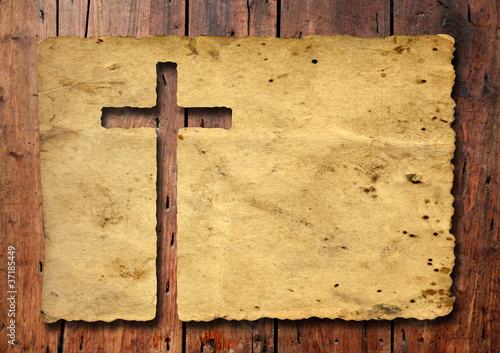 Illustration: High resolution christian cross banner High resolution christian cross banner