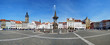 Panorama of the central square of Ceske Budejovice