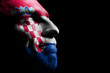 Photo: Sports fan - a patriot. Sports fan - a patriot.