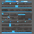 Web site design template navigation elements