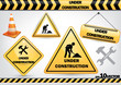 collection of under construction signs collection of under construction signs
