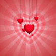 valentine's day hearts wallpaper vector illustration valentine's day hearts wallpaper vector illustration