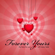 valentine's day hearts wallpaper vector illustration valentine's day hearts wallpaper vector illustration