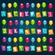 Party Balloons Alphabet