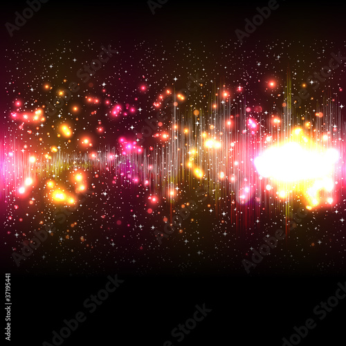 Vector: Music equalizer wave Music equalizer wave