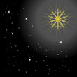 The abstract background star in dark night. The abstract background star in dark night.