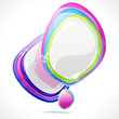 Abstract speech bubble background