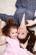 Mother and preschool girl Mother and preschool girl