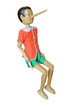 wood Pinocchio, Pinokio on a white, wood Pinocchio, Pinokio on a white,