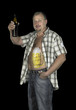 Bodypainting with beer belly