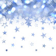 Fond brillant bleu, pluie d'étoiles Fond brillant bleu, pluie d'étoiles