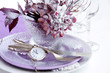 Winter table setting