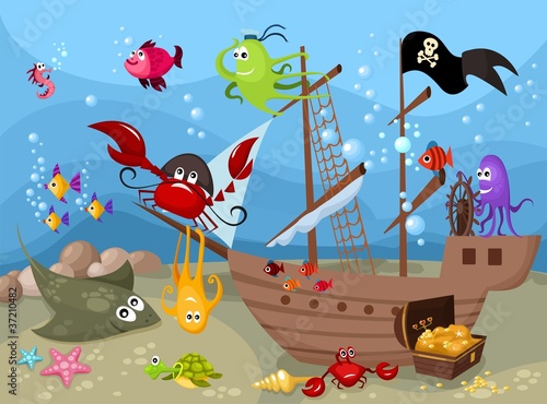 Vecteur : sea life sea life