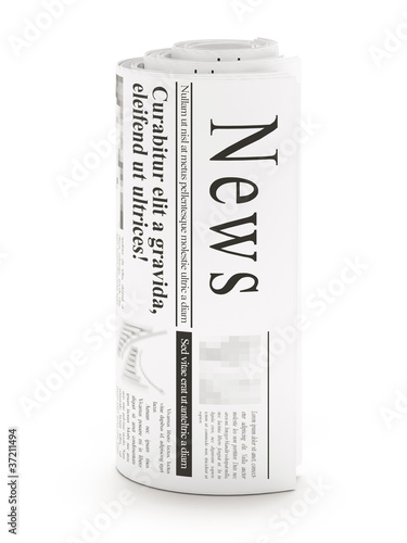 Illustration: Newspapers stack Newspapers stack