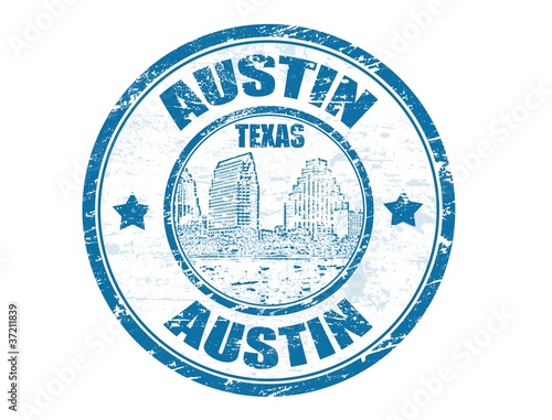 Ilustração vetorial : Austin stamp Austin stamp