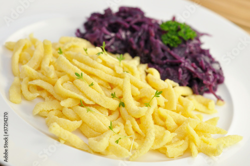 Photo: Spätzle mit Rotkohl Spätzle mit Rotkohl