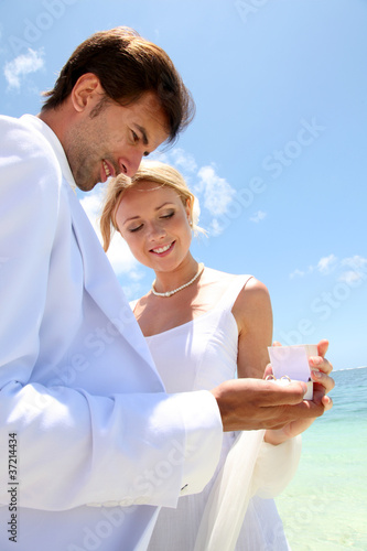 Photo: Wedding on a white sandy beach Wedding on a white sandy beach