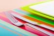 Empty plate with utensils Empty plate with utensils