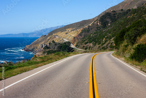 Photo: Highway through California Coas Highway through California Coas
