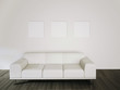 minimal modern interior couch